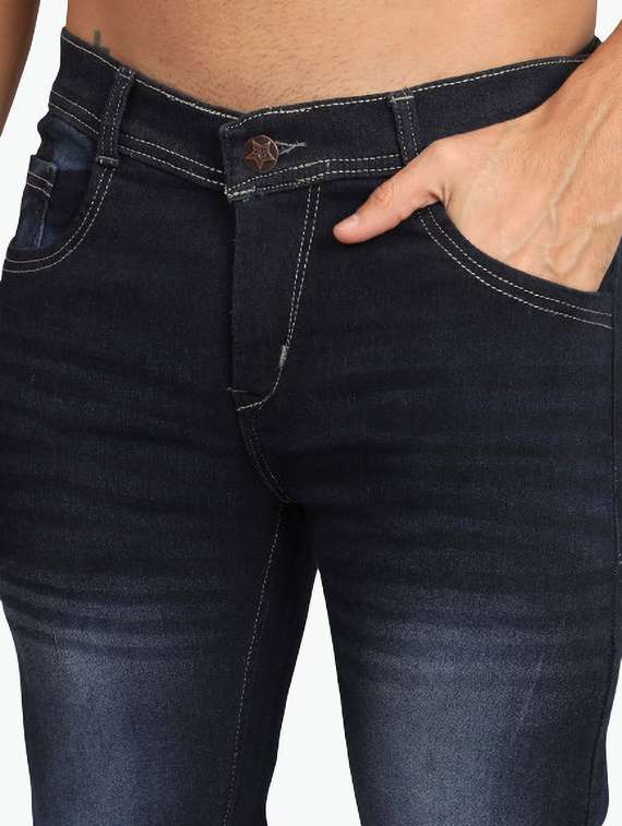 men slash knee mid rise slim fit jean - 22348045 -  Standard Image - 2