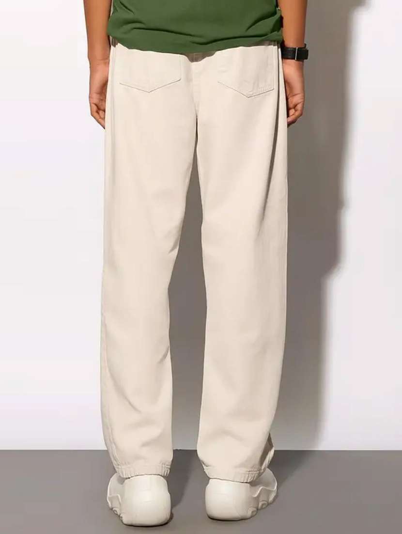 men solid mid rise baggy jeans - 22348137 -  Standard Image - 2