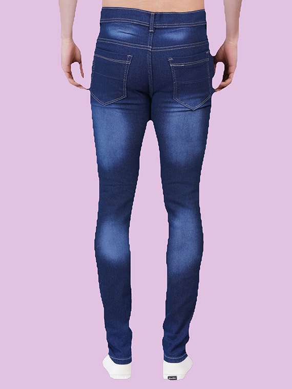 men distressed mid rise skinny jeans  - 22348684 -  Standard Image - 2