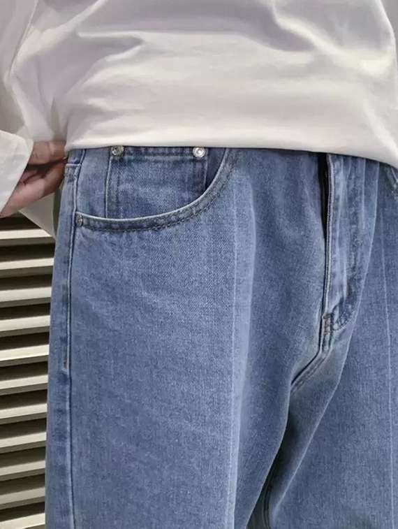 men washed mid rise baggy cargo - 22348994 -  Standard Image - 2