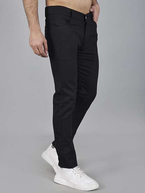 men solid mid rise slim fit jeans - 22349607 -  Standard Image - 2