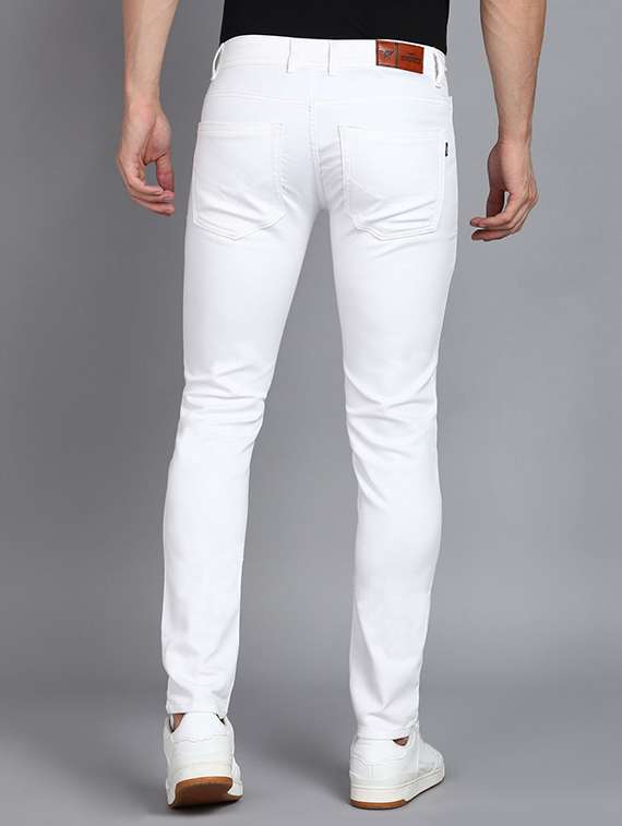 men solid mid rise slim fit jeans  - 22350123 -  Standard Image - 2
