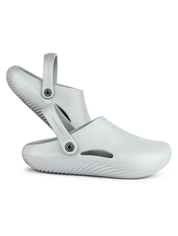 men grey slip on clog - 22353442 -  Standard Image - 2