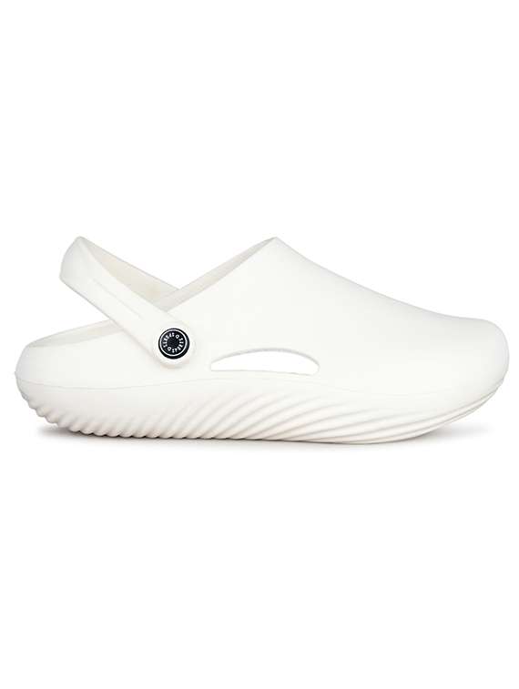 men white slip on clog - 22353443 -  Standard Image - 2