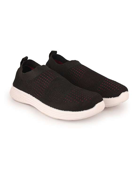 women black slip on casual shoe