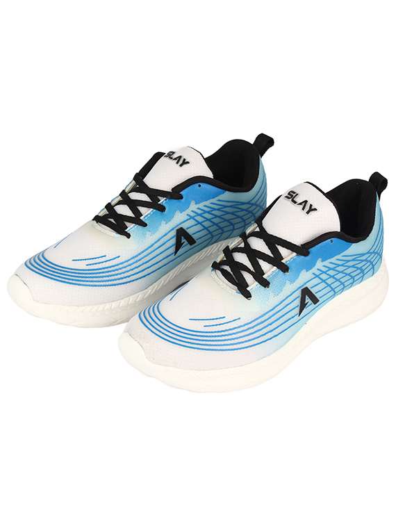men blue lace up sport shoe - 22353455 -  Standard Image - 2