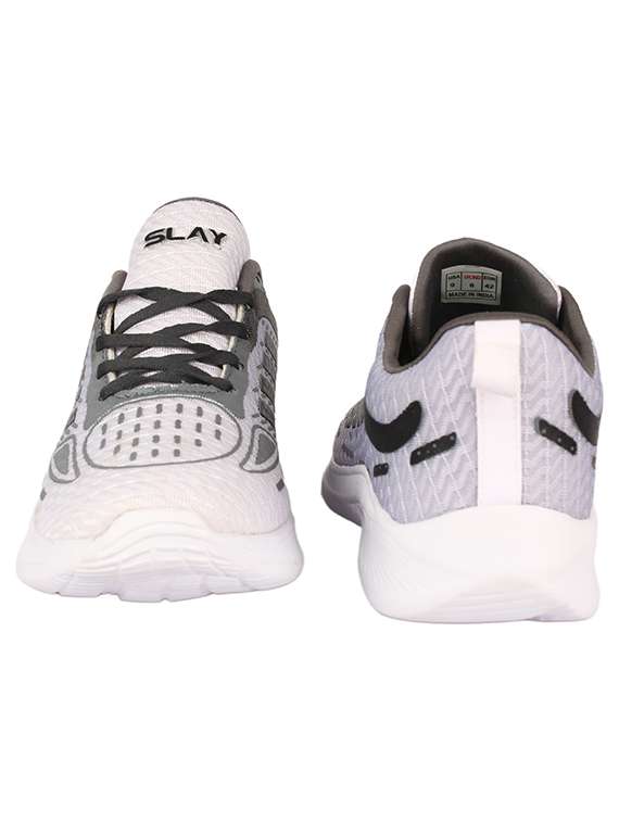 men grey lace up sport shoe - 22353456 -  Standard Image - 2