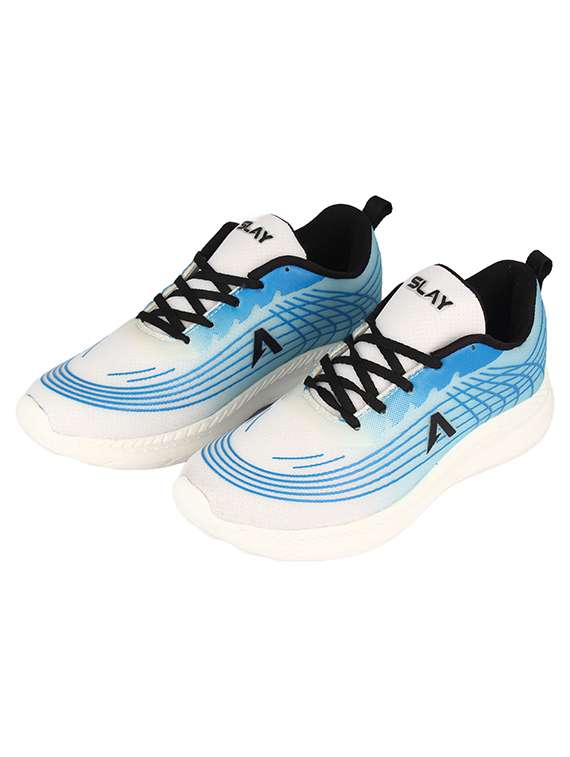 men blue lace up sport shoe - 22353457 -  Standard Image - 2