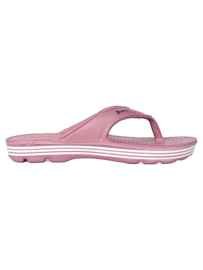 womne pink slip on flip flop - 22353484 -  Standard Image - 2