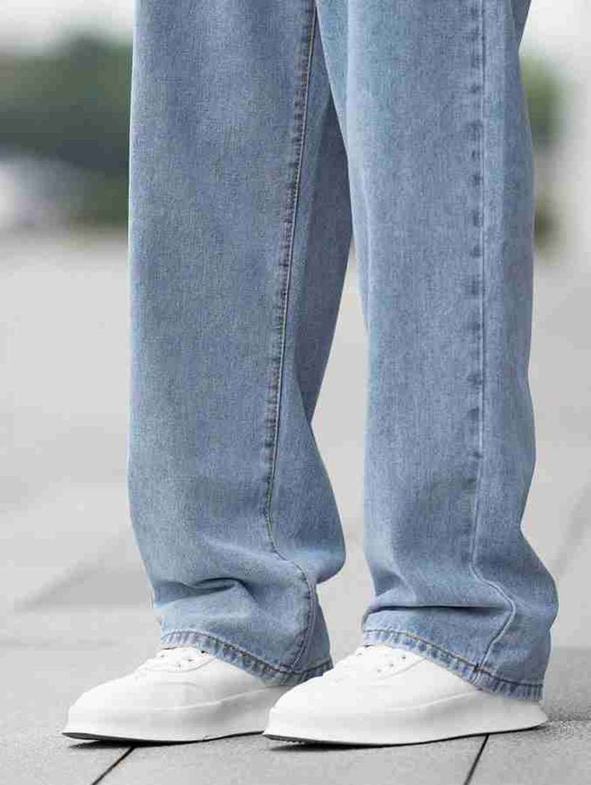 men plain mid rise full length jeans - 22353596 -  Standard Image - 2