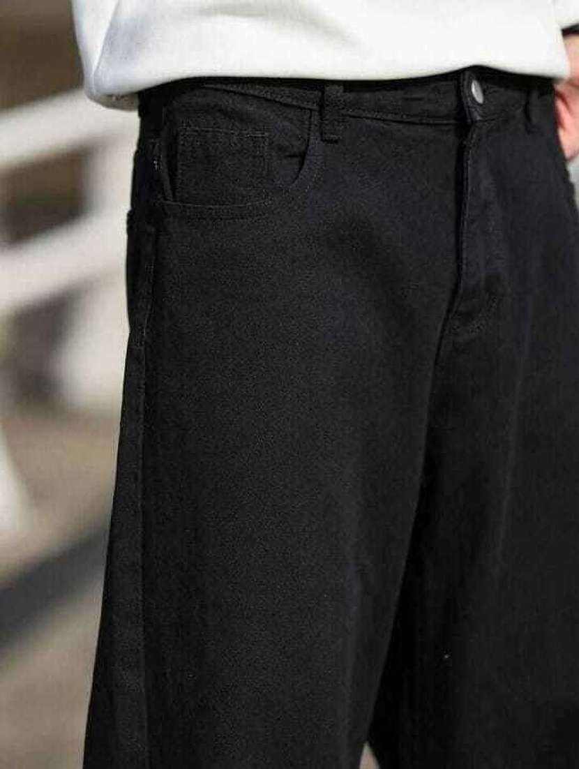 men plain mid rise full length jeans - 22353643 -  Standard Image - 2