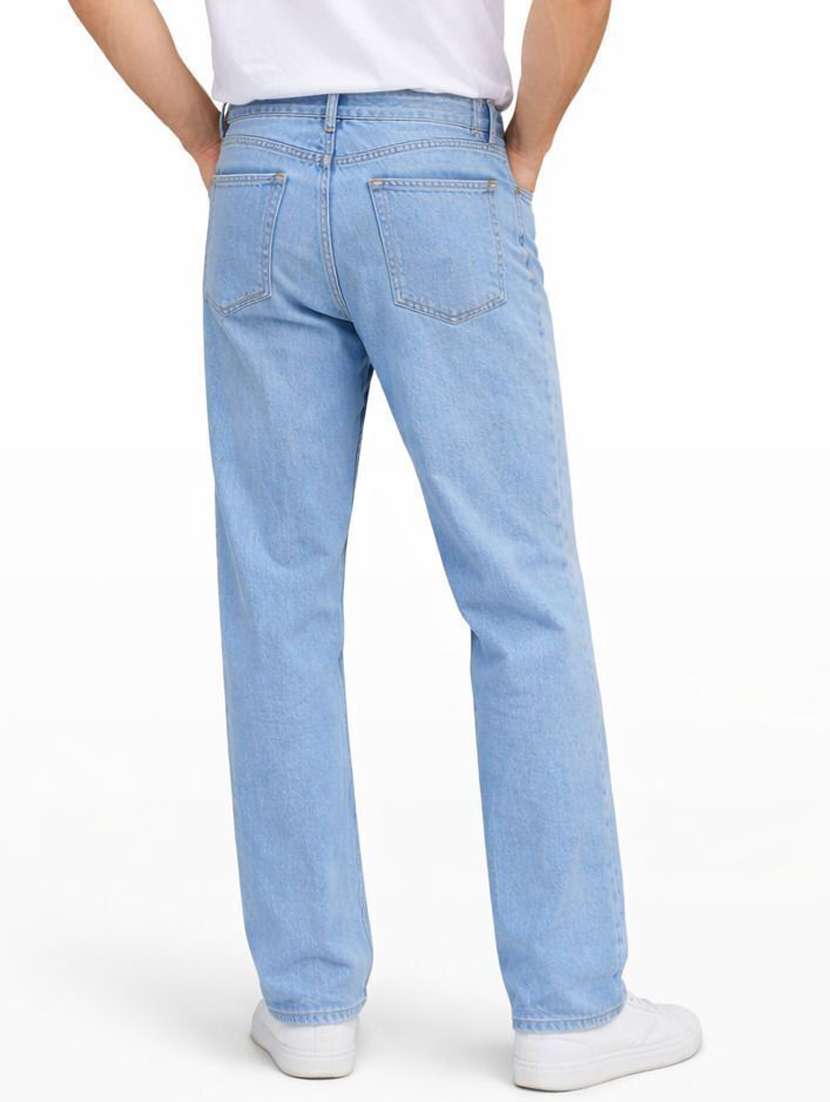 men plain mid rise full length jeans - 22353686 -  Standard Image - 2