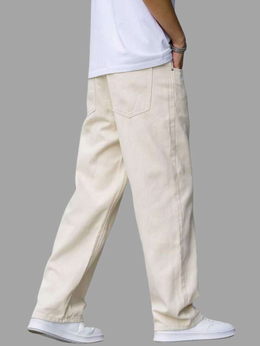 men plain mid rise full length jeans - 22353696 -  Standard Image - 2