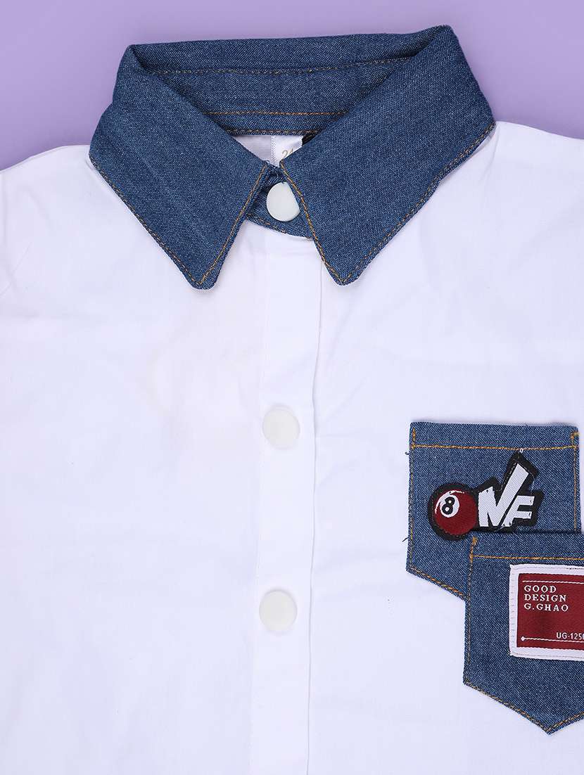 white cotton shirts top - 22353837 -  Standard Image - 2
