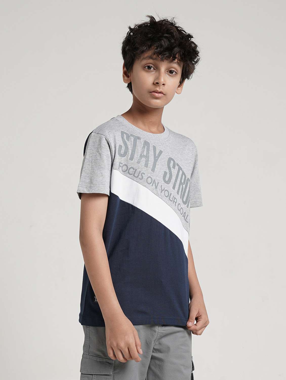 boys color blocked short sleeve t-shirt - 22354309 -  Standard Image - 2