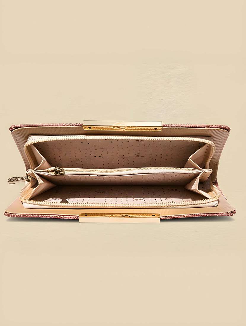 women textured structured clutch - 22354312 -  Standard Image - 2