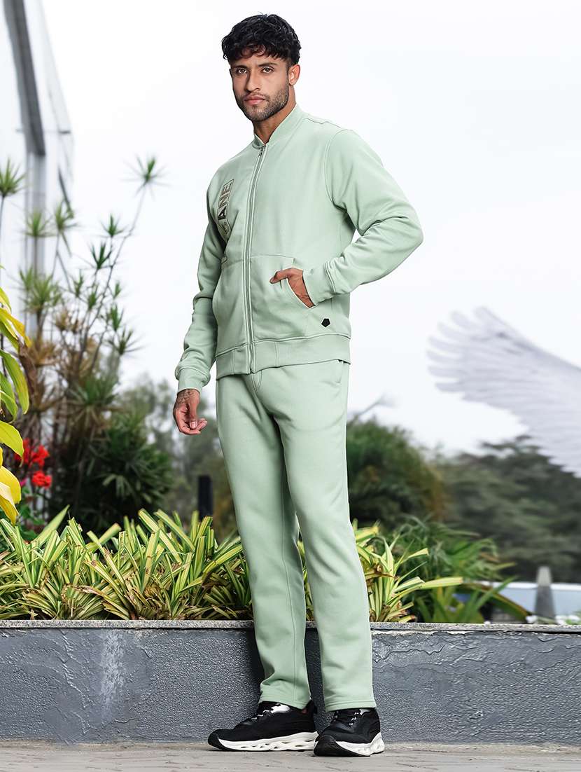 men typographic long sleeve full length track suit - 22354338 -  Standard Image - 2