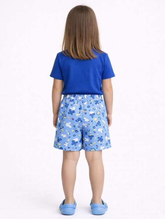 girls printed mid rise shorts - 22354347 -  Standard Image - 2