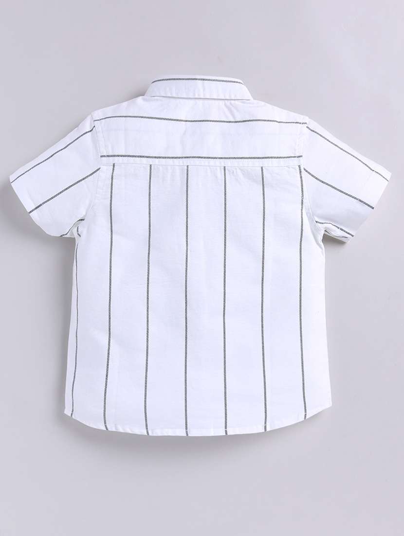 Boys Printed Collared Short Sleeve Shirt - 22354395 -  Standard Image - 2