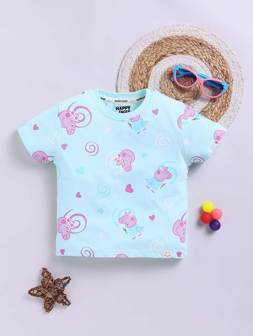 girls printed long sleeve tee