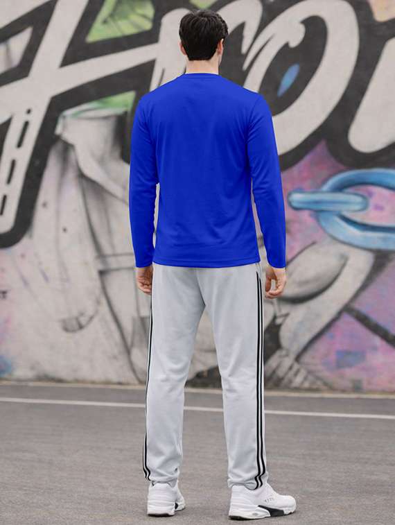 men pack of 4 solid round neck t-shirt - 22354818 -  Standard Image - 2