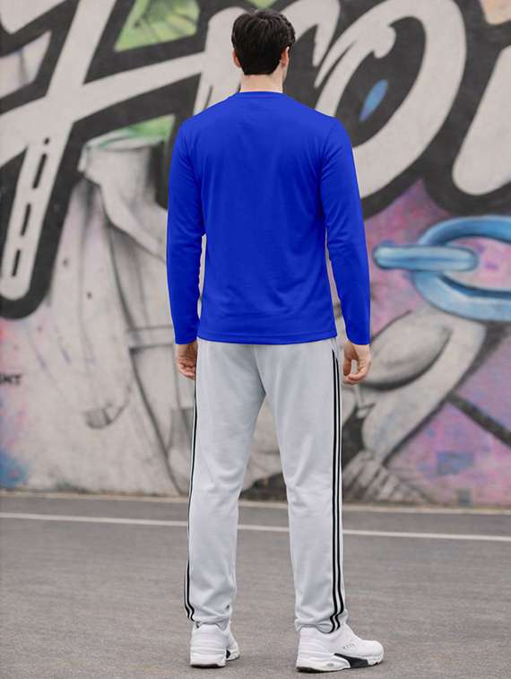 men solid long sleeve sports t-shirt - 22354870 -  Standard Image - 2