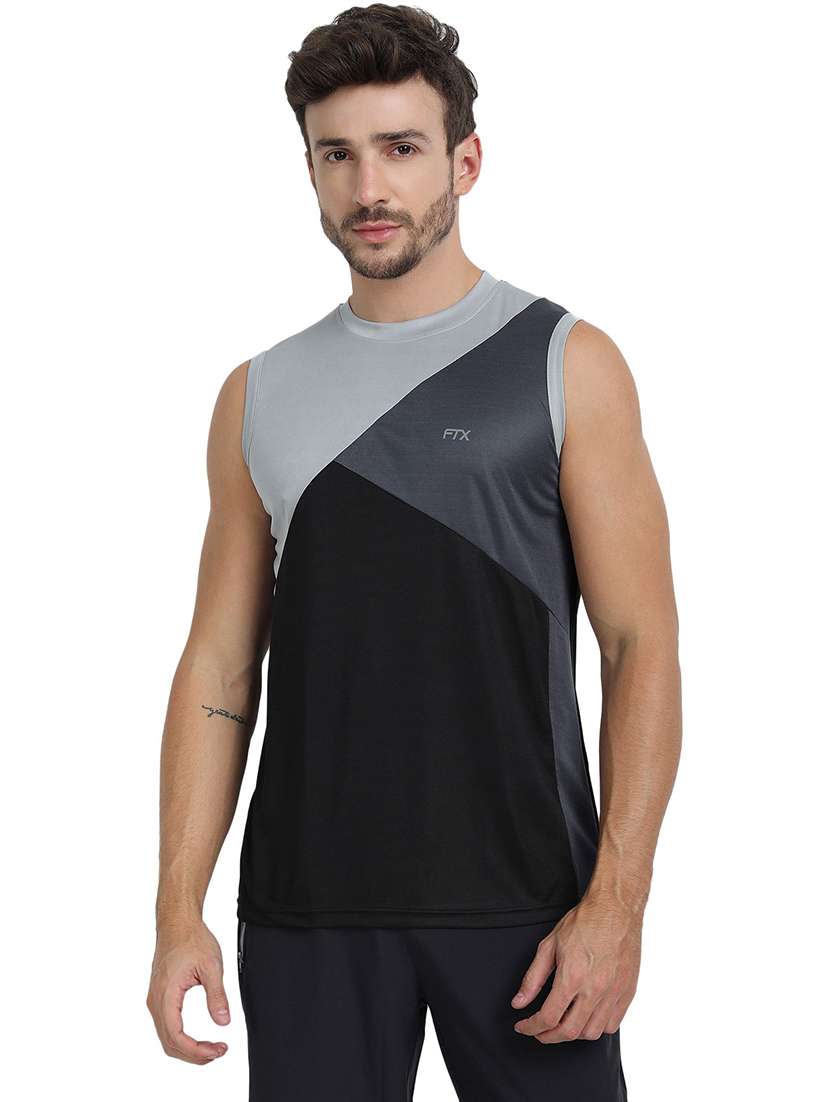 men pack of 4 colorblock round neck t-shirt - 22355194 -  Standard Image - 2