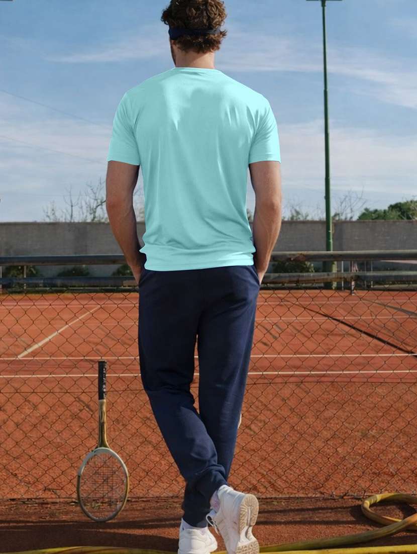 men pack of 3 solid round neck t-shirt - 22355401 -  Standard Image - 2