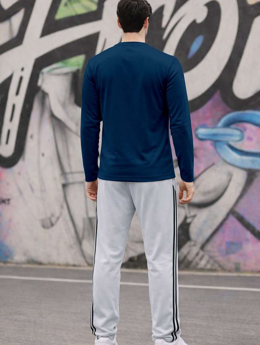 men pack of 3 solid long sleeve sports t-shirt - 22355505 -  Standard Image - 2