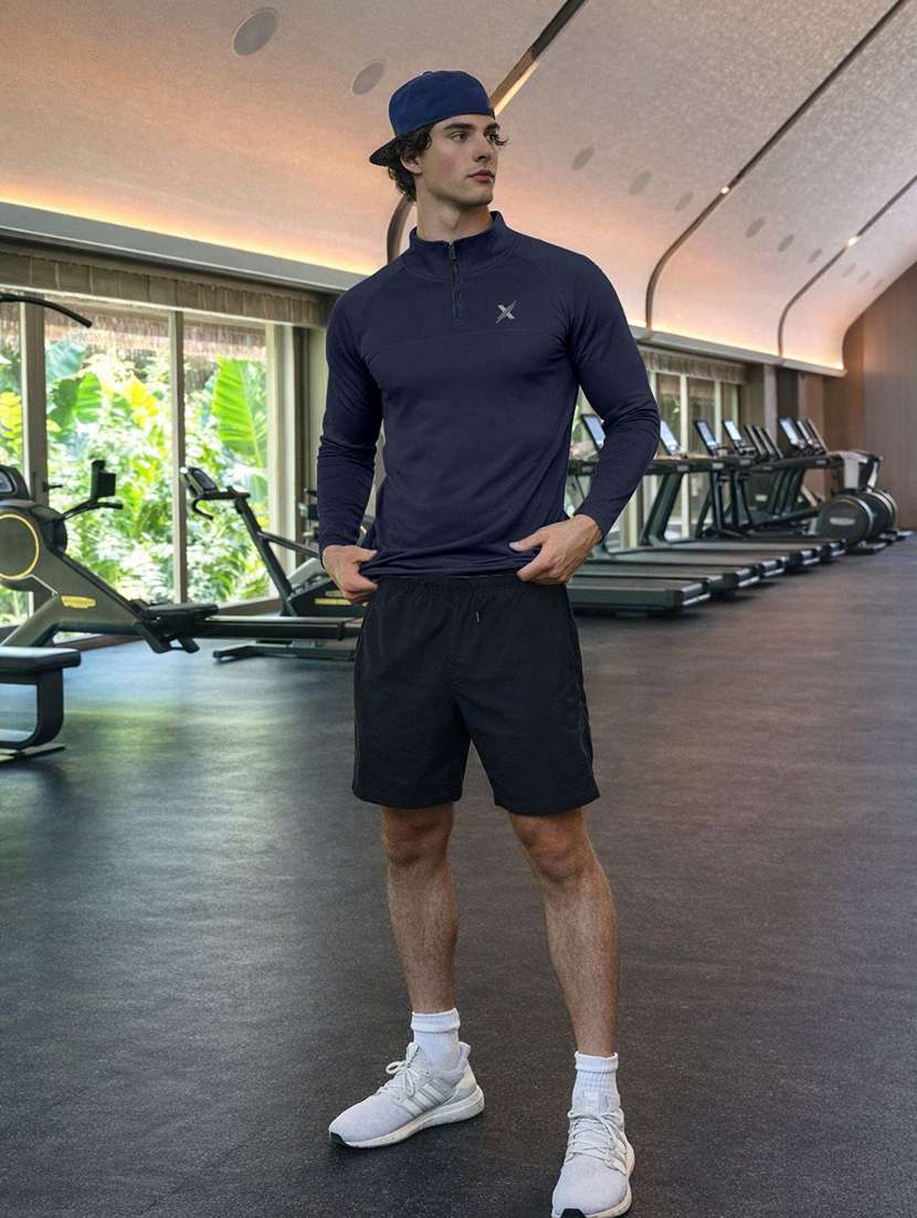 men pack of 2 solid long sleeve sport t-shirt - 22355669 -  Standard Image - 2