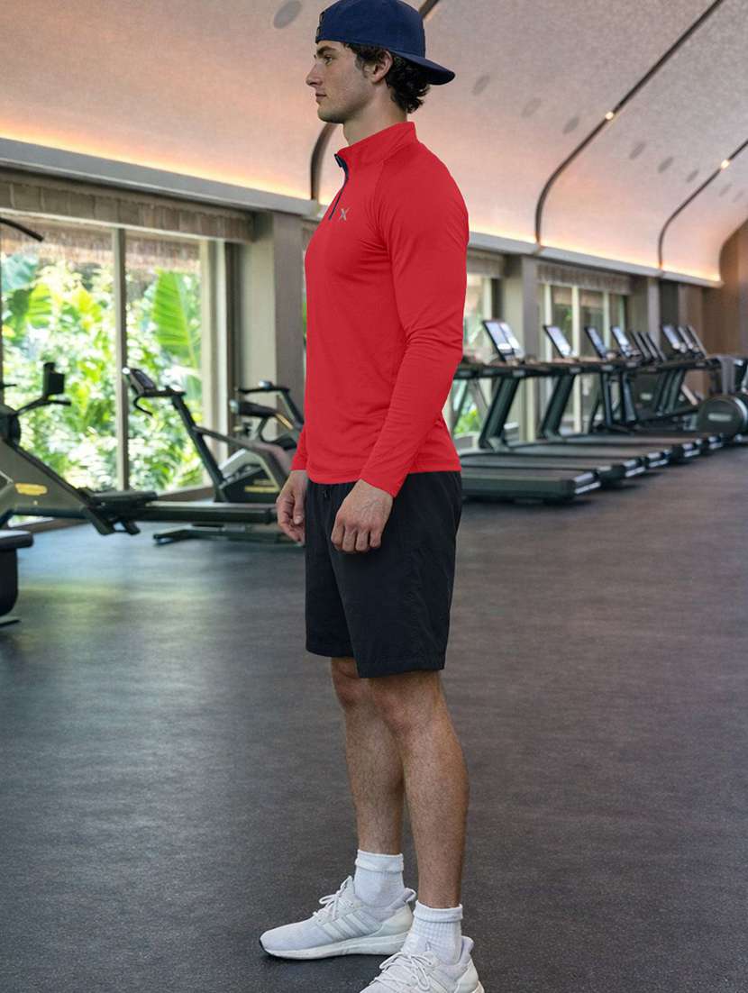 men pack of 2 solid long sleeve sports t-shirt - 22355693 -  Standard Image - 2