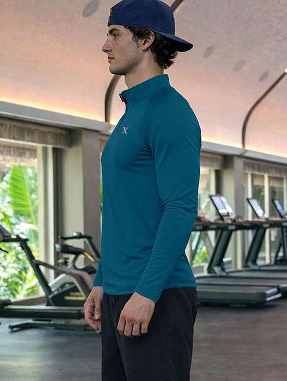men pack of 2 solid long sleeve sports t-shirt - 22355730 -  Standard Image - 2