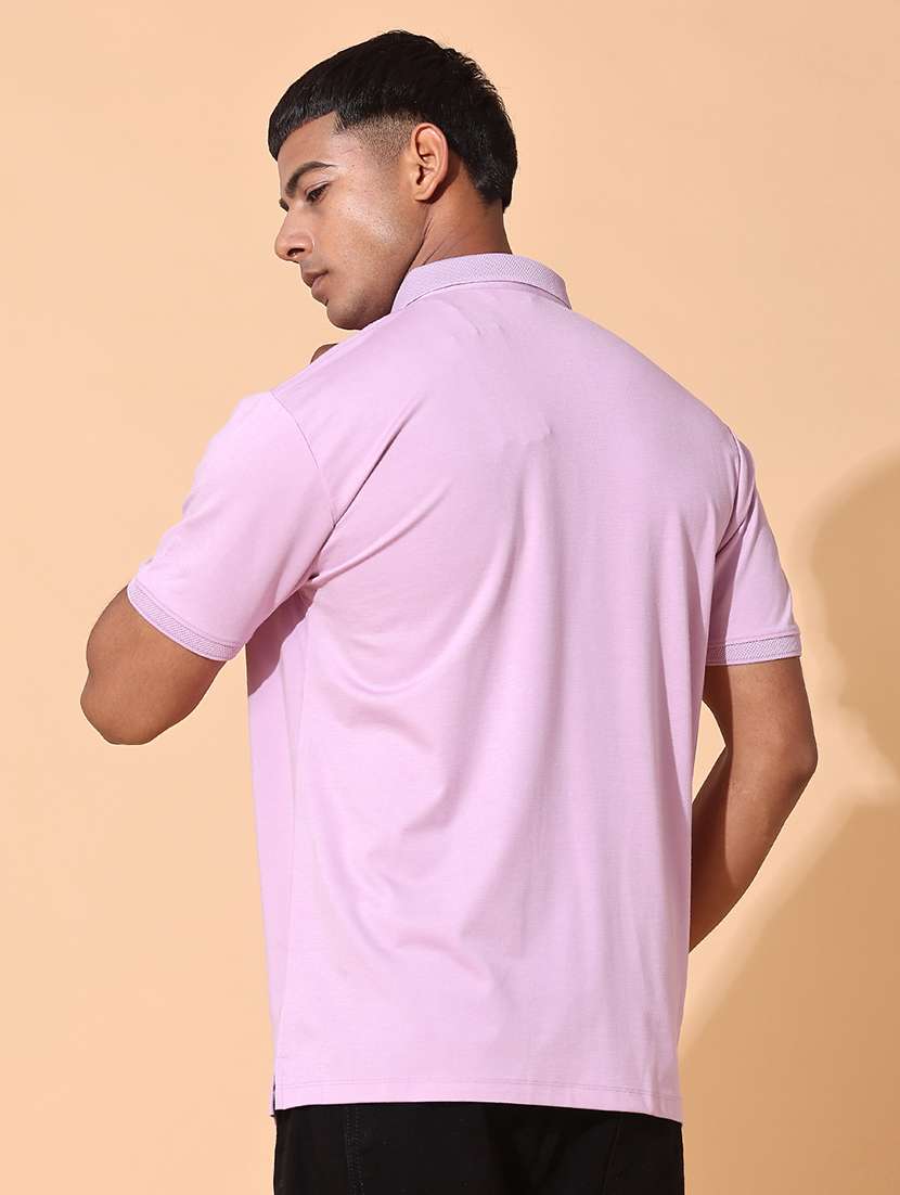 men solid short sleeve regular fit polo t-shirt - 22356189 -  Standard Image - 2