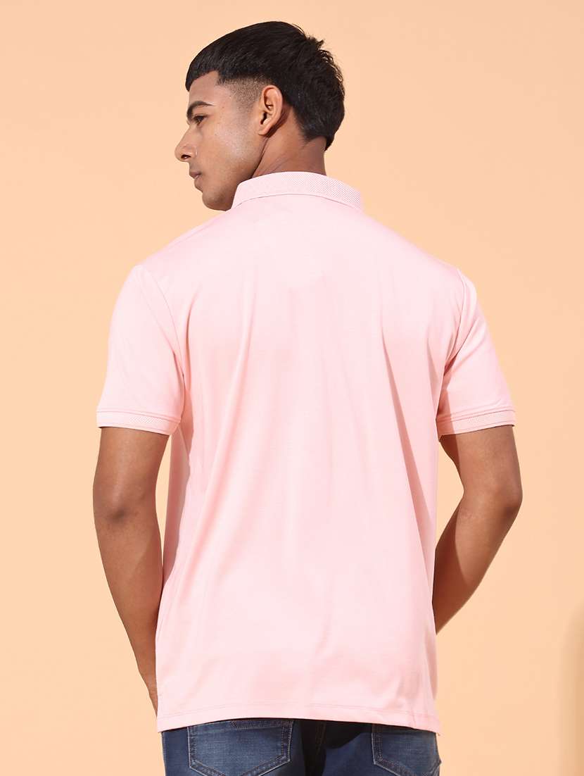 men solid short sleeve regular fit polo t-shirt - 22356193 -  Standard Image - 2