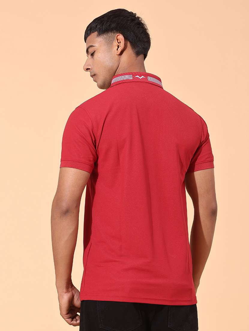 men solid short sleeve slim fit polo t-shirt - 22356204 -  Standard Image - 2