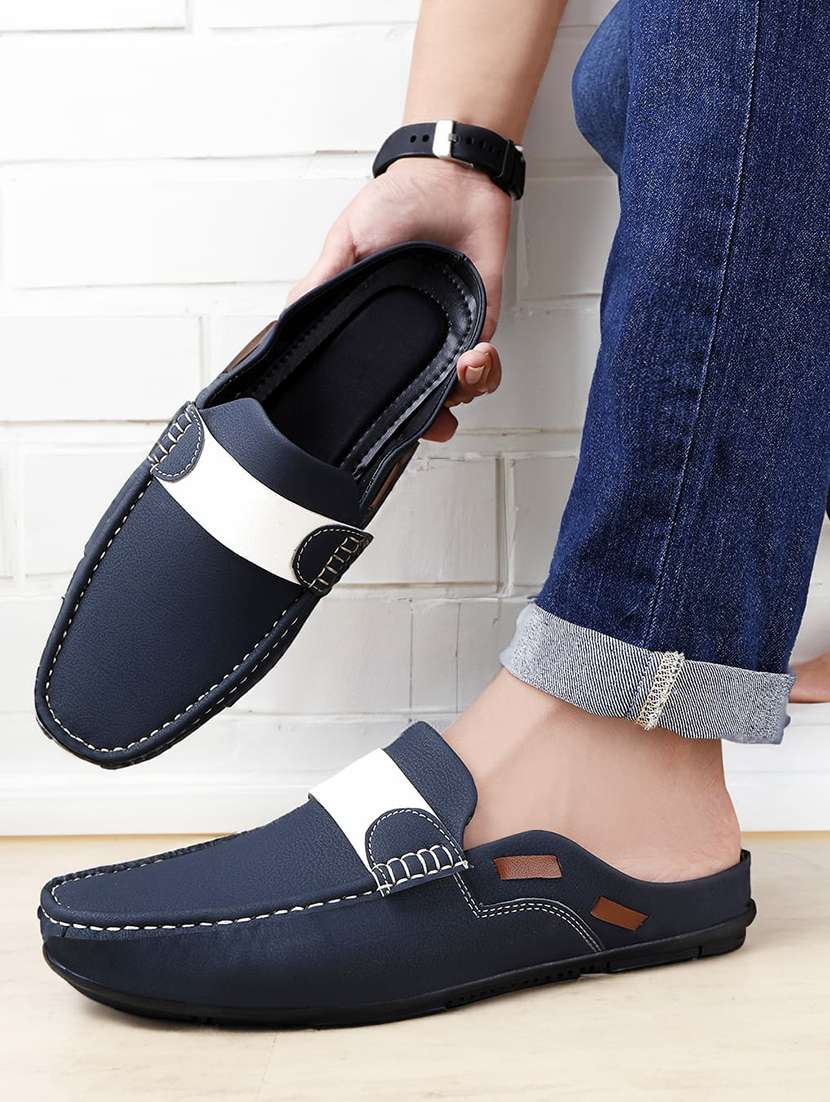 men textured slip on loafer - 22356515 -  Standard Image - 2