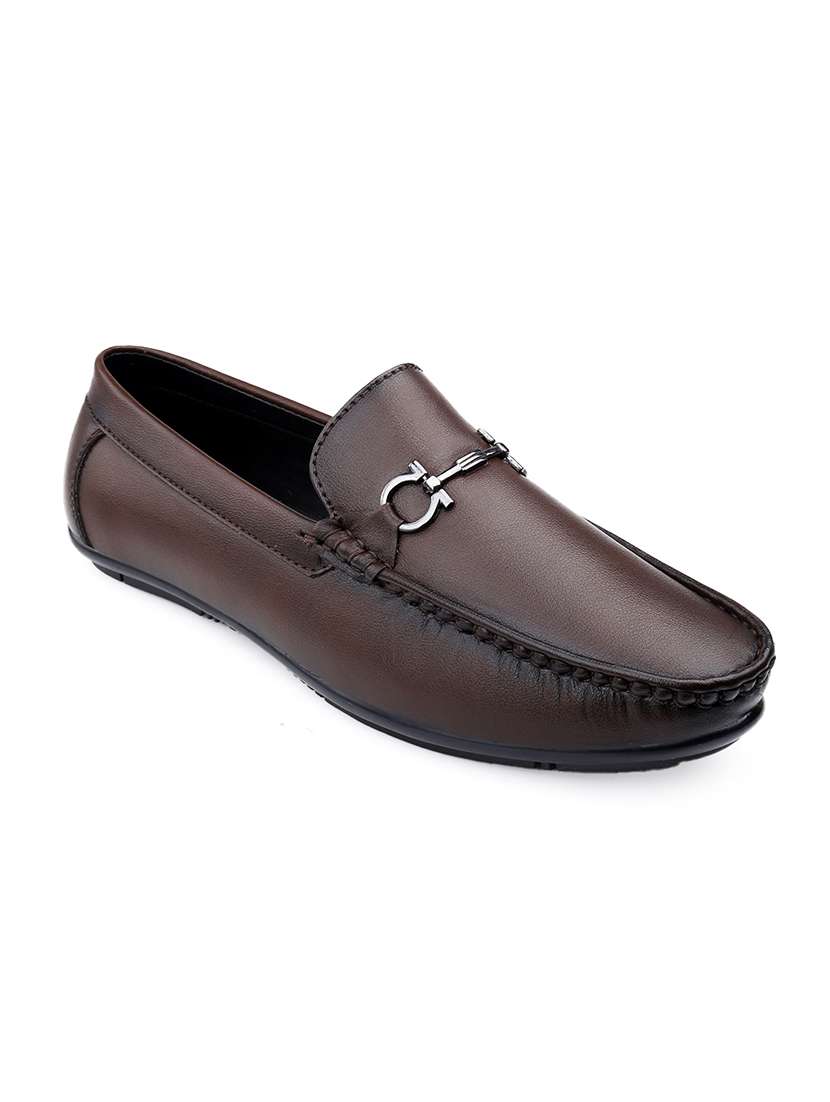 men solid slip on horsebit loafer - 22356522 -  Standard Image - 2