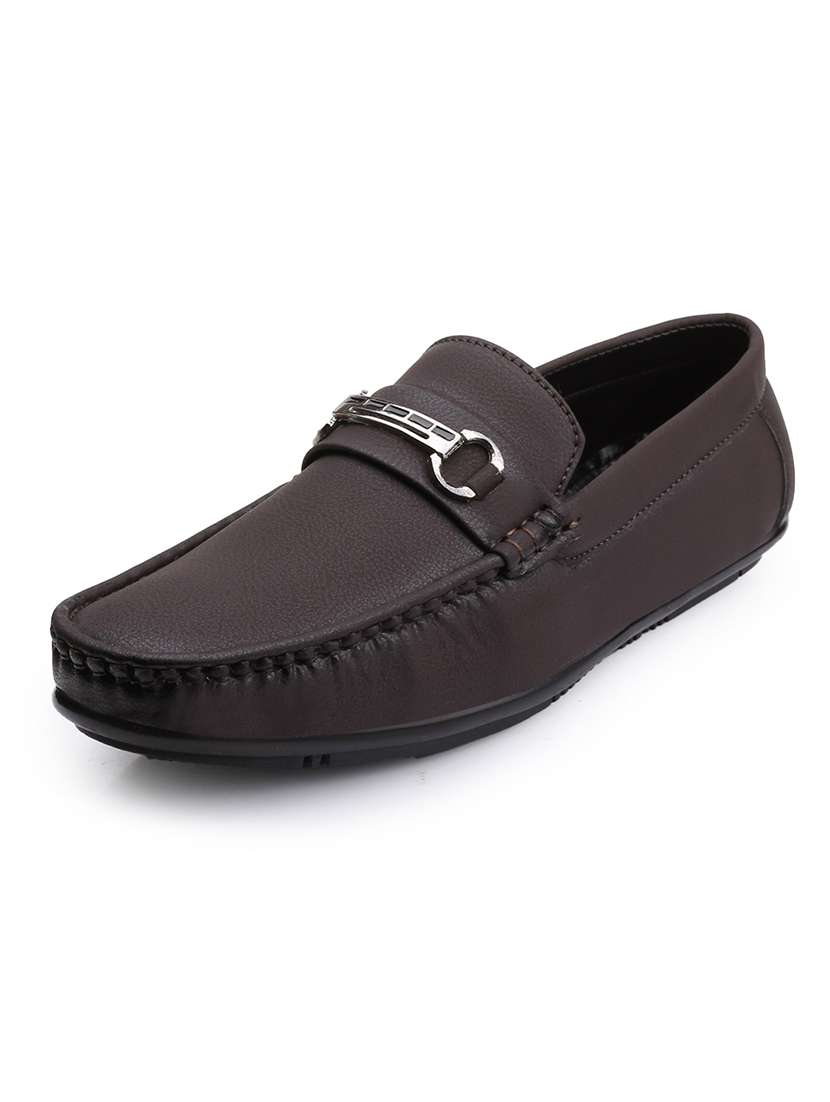 men solid slip on horsebit loafer - 22356549 -  Standard Image - 2