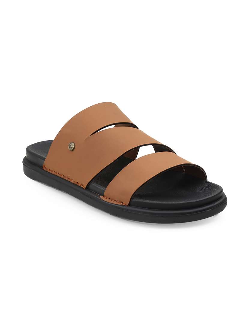 men solid slip on sandal - 22356556 -  Standard Image - 2