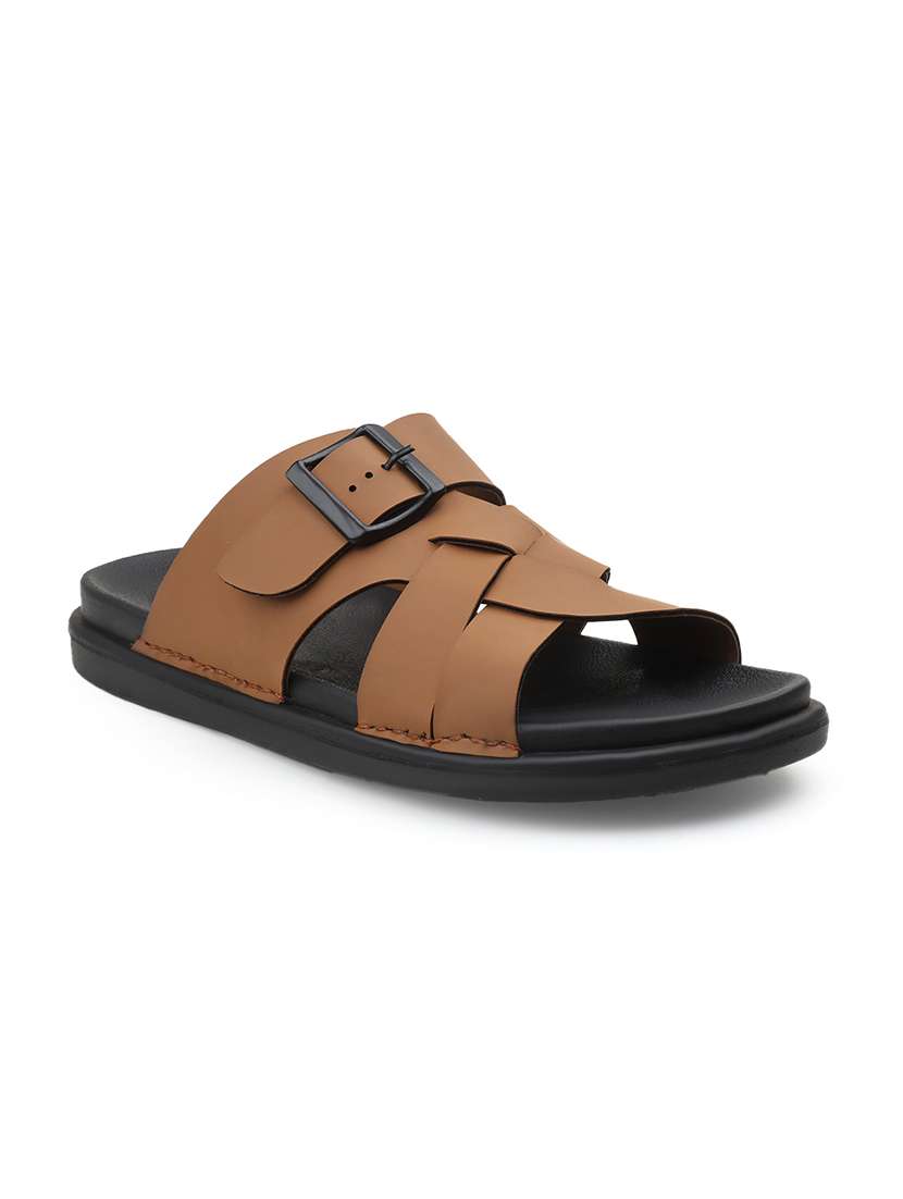 men solid slip on sandal - 22356557 -  Standard Image - 2