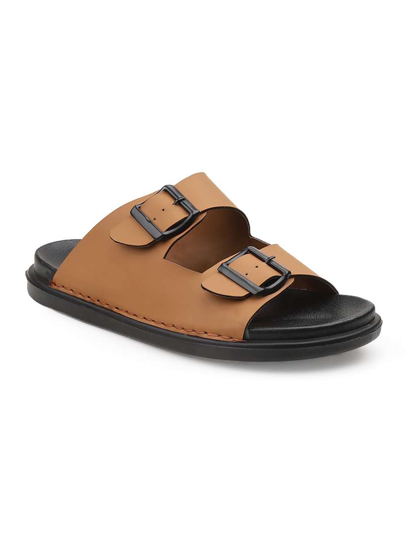 men solid slip on sandal - 22356565 -  Standard Image - 2