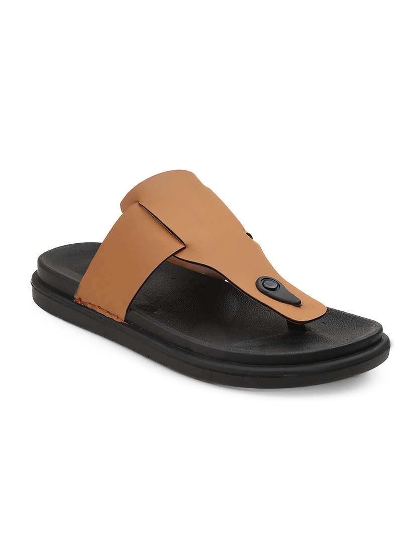 men solid toe seperator sandal - 22356569 -  Standard Image - 2