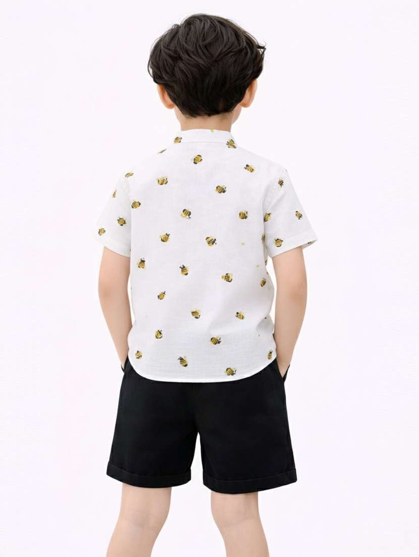 boys printed shirt and short set - 22356581 -  Standard Image - 2
