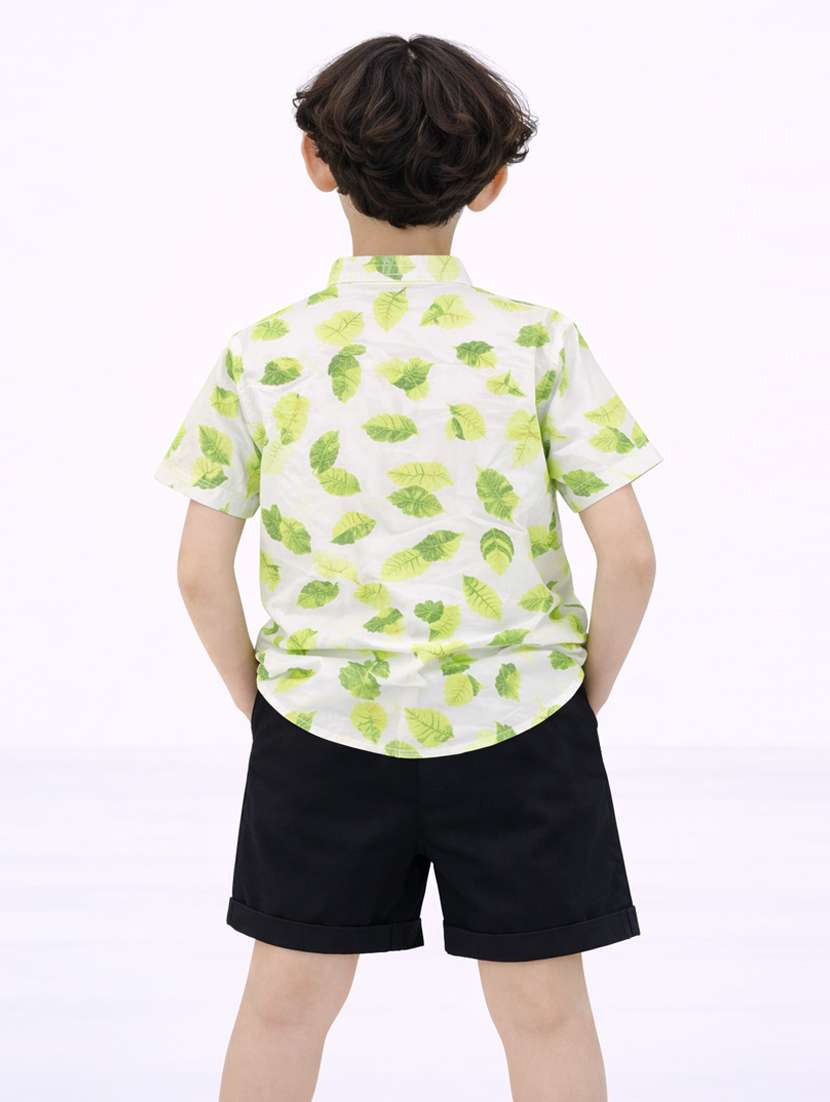 boys printed shirt and short set - 22356662 -  Standard Image - 2