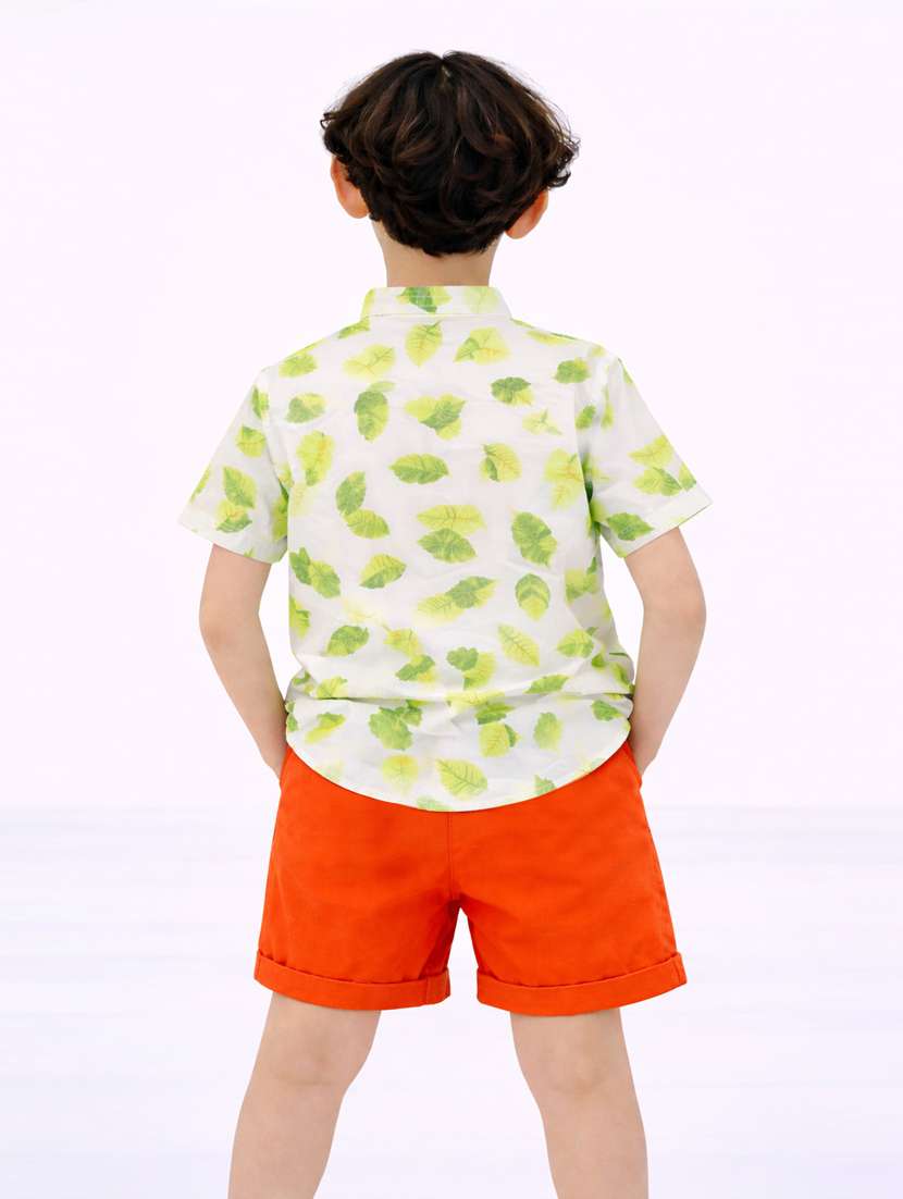 boys printed shirt and short set - 22356665 -  Standard Image - 2
