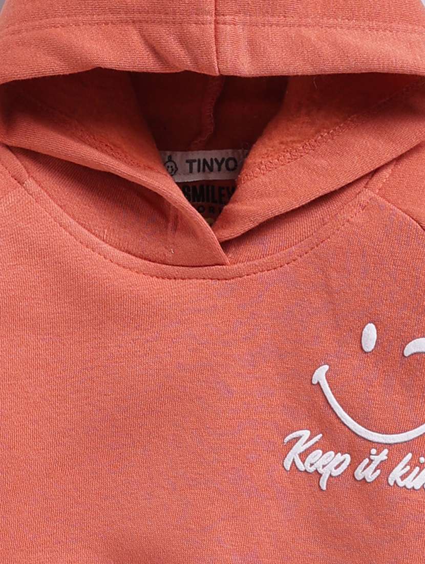 kids printed long sleeve hooded sweatshirt  - 22356864 -  Standard Image - 2