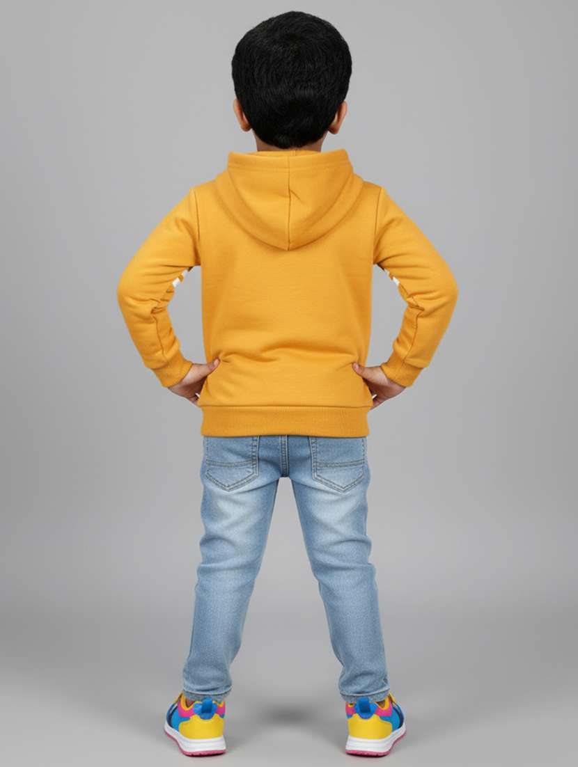 kids printed long sleeve hooded sweatshirt - 22356874 -  Standard Image - 2
