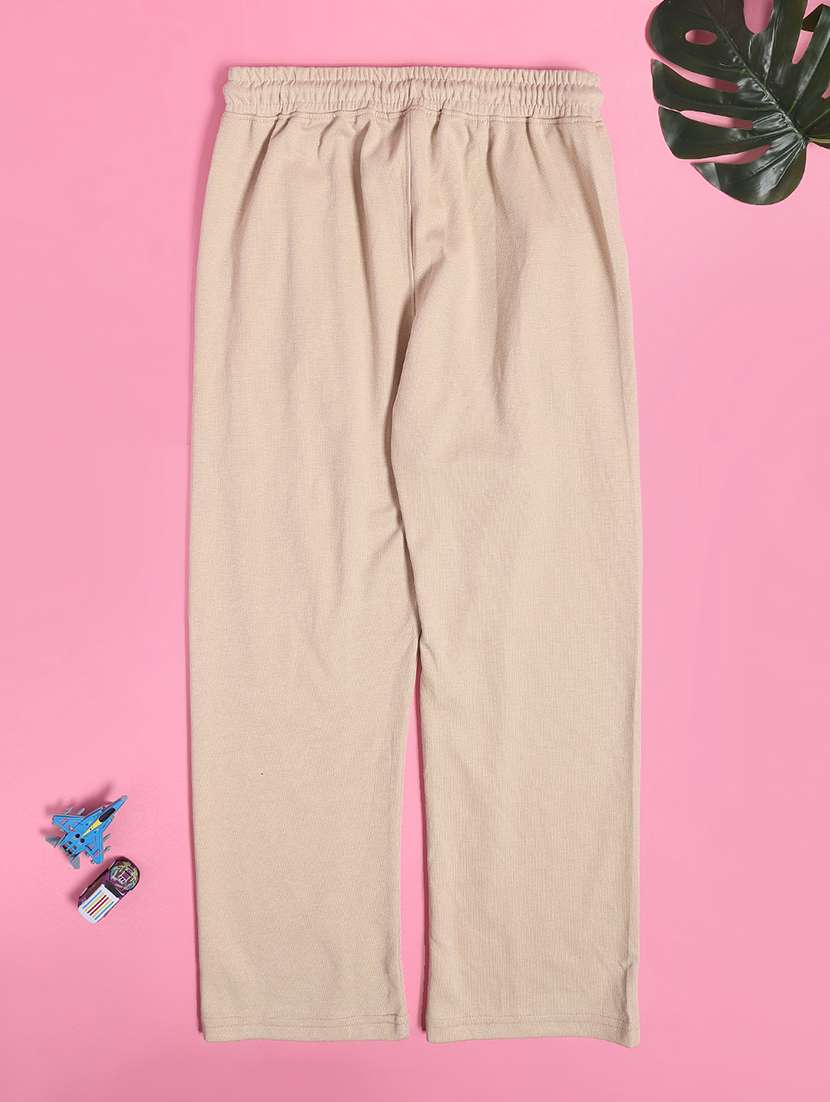 beige cotton blend palazzo trouser - 22357057 -  Standard Image - 2