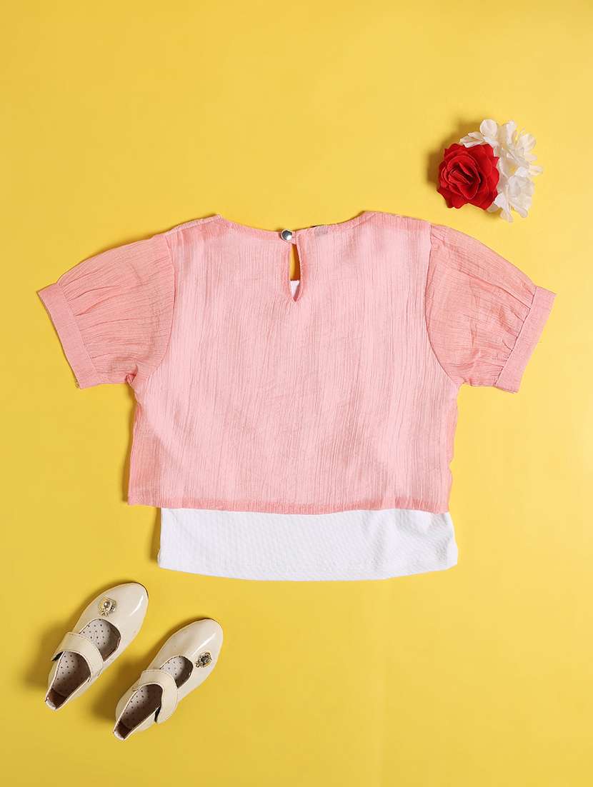 peach cotton  top - 22357106 -  Standard Image - 2