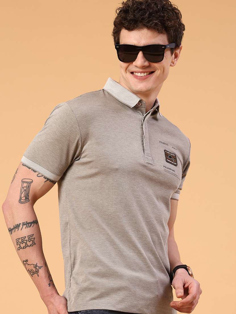 men solid short sleeve slim fit polo t-shirt - 22357253 -  Standard Image - 2